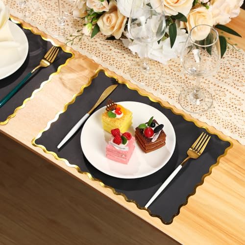 Foldtier 150 Pcs Disposable Paper Placemats Bulk 10"x14" - Image 3
