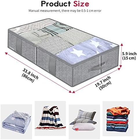 Onlyeasy Breathable Under Bed Storage Bags - Image 2