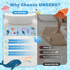 UNEEDE Baby Bathtub Mat Non Slip - Image 5