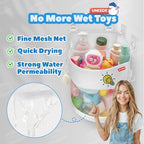 UNEEDE 3.5 Gallons Corner Mounted Versatile Bath Toy Organizer - Image 5