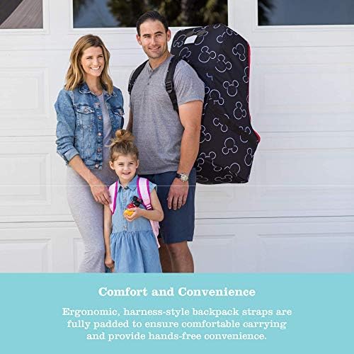 J.L. Childress Disney Baby Padded Backpack Car Seat Bag - Image 5