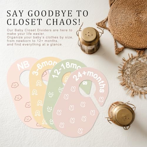 slapaflife Baby Closet Dividers, Double-Sided Cute Design Baby Clothes Dividers - Image 3