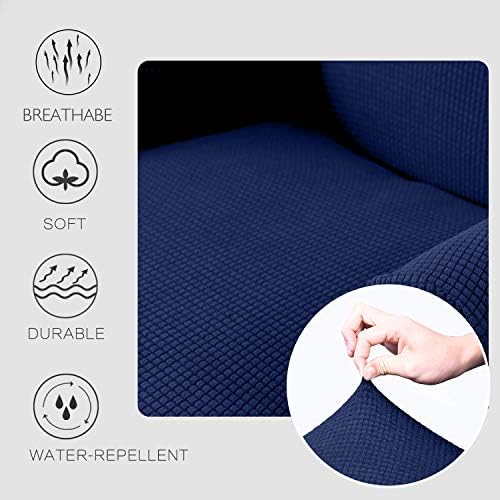 Granbest Premium Water Repellent Wingback Chair Cover 2-Piece High Stretch - Image 4