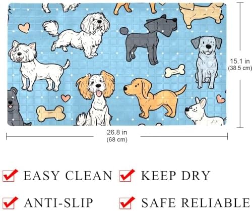Shower Mat Bathtub Mat, 26.8x15.1 inch, Non-Slip Bath Mat - Image 4