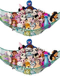 Large Stuffed Animal Storage Hammock 2 Pack | Holds 12 lbs | Corner Stuffed by LillysLove