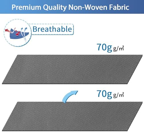 Blanket Storage Bags 120L for Comforter Clothes Bedding Sheet 4 Pack Grey - Image 3