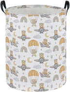 Kids Laundry Hamper, Animal Laundry Basket Collapsible Bear Storage Baskets by Sanjiaofen