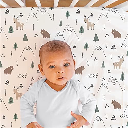The Peanutshell 3 Piece Baby Crib Bedding Set - Image 3