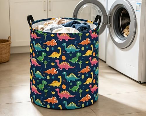 Kids Laundry Basket Dinosaur Hamper - Image 3