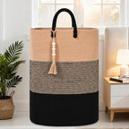 Woven Laundry Basket for Clothes, 100 L Large Rectangle Laundry Hampers - Image 3