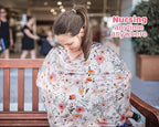 Rquite 4-in-1 Baby Car Seat Canopy, Stretchy Nursing Breastfeeding Cover - Image 3