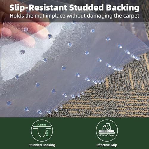 Office Chair Mat for Low-Pile Carpet 36" x 48" - Image 5
