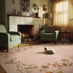 Washable Area Rugs for Living Room: 4x6 Bedroom Rug Non Slip Soft Carpet - Image 3