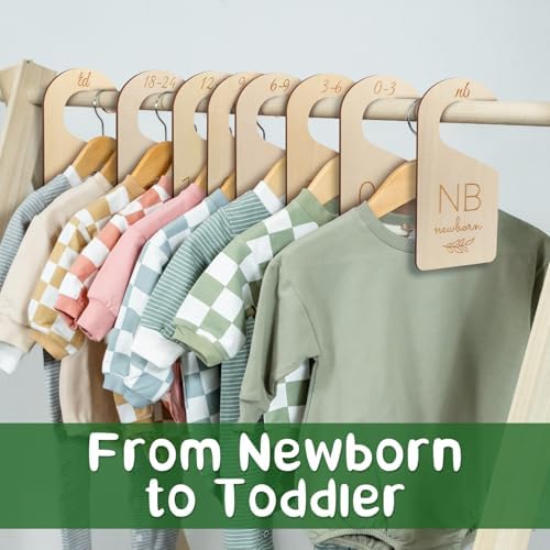 Wooden Double-Sided Baby Closet Dividers - Image 4