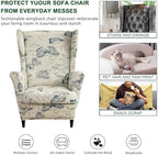 CRFATOP Wingback Chair Cover Butterfly Armchair Slipcover - Image 5