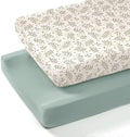 lulumoon Muslin Changing Pad Cover: 32x16 Fit Standard Rectangle Pad by Lulumoon