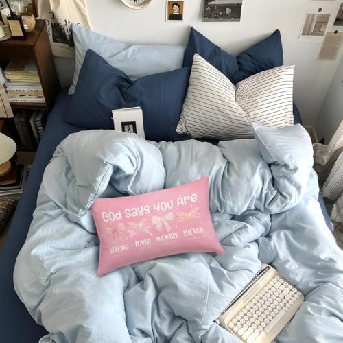 Pink 12x20 Throw Pillow Cover - Image 6