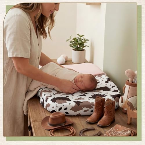 CroBlissful 2 Pack Western Baby Lounger Cover Cowboy Baby Nursery - Image 5