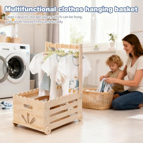 Wooden Baby Shower Crate Closet - Image 2