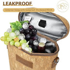 Tirrinia 2 Bottle Insulated Wine Tote Carrier Bag - Image 2