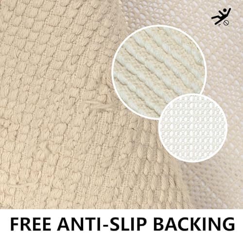 KOEXM Half Circle Boho Bathroom Rugs - Image 5