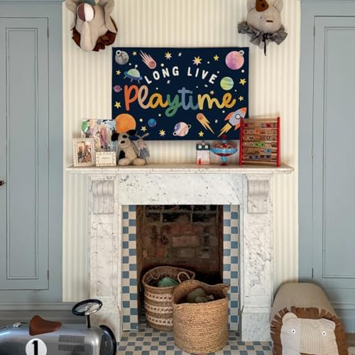 Playroom Wall Decor, Kids Toddler Boy Playroom Space Nursery Decor Hanging - Image 3