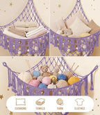 Lare Stuffed Animal Storage Hammock Corner Net - Image 6
