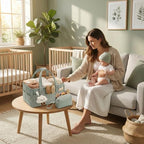 PeraBella Baby Diaper Caddy Organizer, Baby Basket Shower Gift, Portable - Image 6