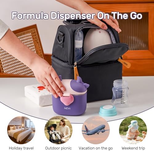 NCVI Baby Formula Dispenser On The Go, Formula Container To Go - Image 4