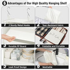 GRANNY SAYS 4-Shelf Hanging Closet Organizer, Foldable Storage - Image 5