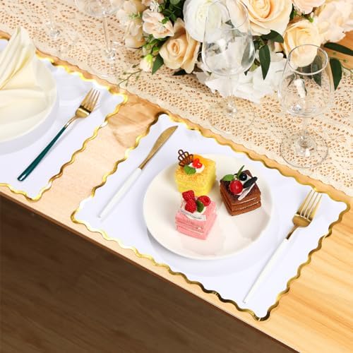 Foldtier 150 Pcs Disposable Paper Placemats Bulk 10"x14" - Image 3