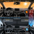 Car Windshield Sun Shade, Universal Fit Compact Sedan SUV - Image 2