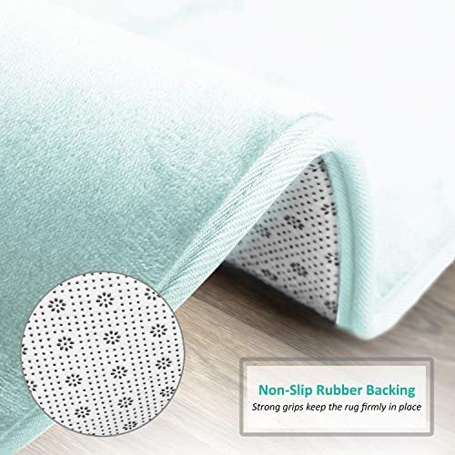 Clara Clark Bathroom Rugs, Velvet Memory Foam Bath Mat, Machine Washable Bath - Image 4