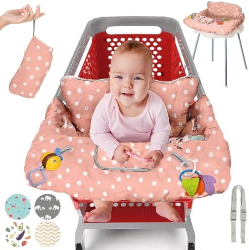 PILLANI Shopping Cart Cover for Baby, High Chair Cover for Restaurant Seat by Pillani
