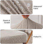 Waterproof Dining Room Chair Covers Set of 6 Slipcovers - Image 3
