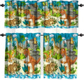 Boys Dinosaur Valance Curtains, Cartoon Dino Window Treatments by Unknown