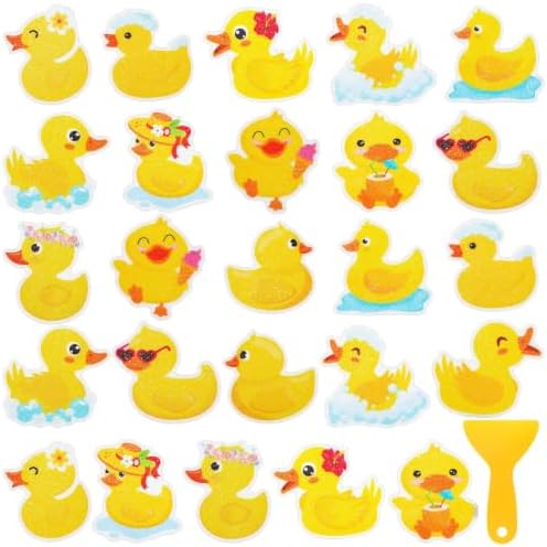 26Pcs Non Slip Bathtub Stickers, Cute Duck Stickers by Unknown