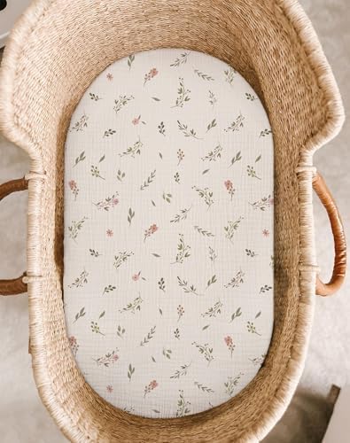 Muslin Bassinet Sheets 2 Pack - Image 2