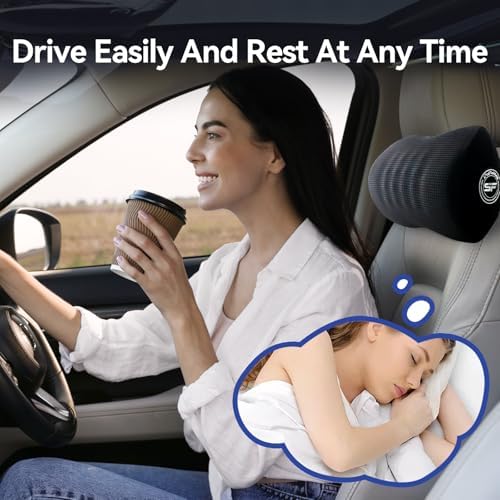 SPRFUFLY Car Headrest Pillow 2 Pack, Headrest Pillow - Image 5