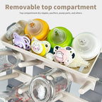 Baby Bottle Drying Rack, Vertical Standing Bottle Dryer Rack Holder-Space - Image 6