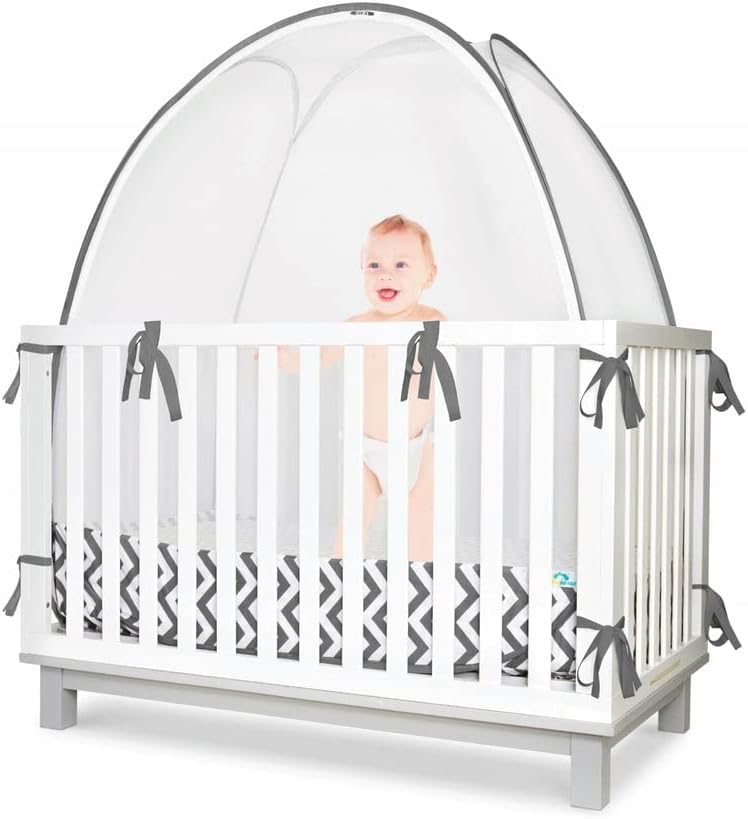 KinderSense® - Premium Baby Safety Crib Tent - Toddler Crib Topper to Keep Baby by KinderSenseBaby