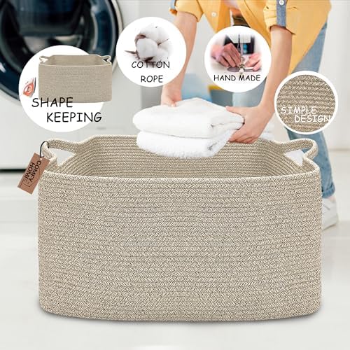 COMFY-HOMI Large Rectangular Blanket, Cotton Rope Woven - Image 3