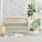 Levtex Baby - Cloud Muslin Crib Bed Set - Baby Nursery Set - Sage and White by LevtexBaby
