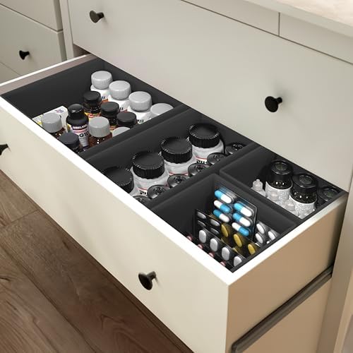 Simple Houseware Underwear Drawer Organizer, Dark Gray - Image 7