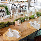 TaoBary 50 Pcs Disposable Woven Pattern Paper Placemats Bulk - Image 4