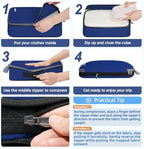BAGAIL 4 Set/6 Set/8 Set Compression Packing Cubes Travel Accessories - Image 3