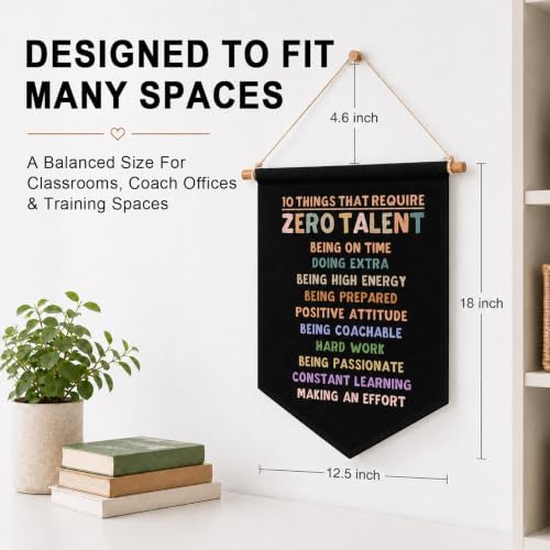 10 Things that Require Zero Talent Classroom Signs, Motivational Banner - Image 2