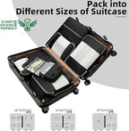 BAGAIL 6 Set/8 Set/10 Set Packing Cubes Various Sizes Packing Organizer - Image 7