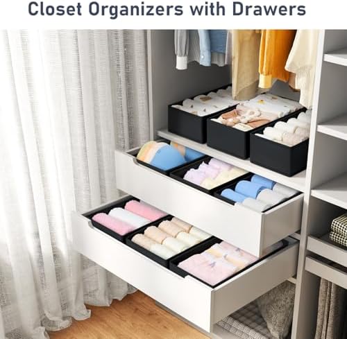 DIMJ Drawer Organizer Clothes - Image 2
