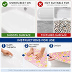 Kids Bathtub Mat Non Slip, 40 x 16 Inch Tub Mat - Image 7